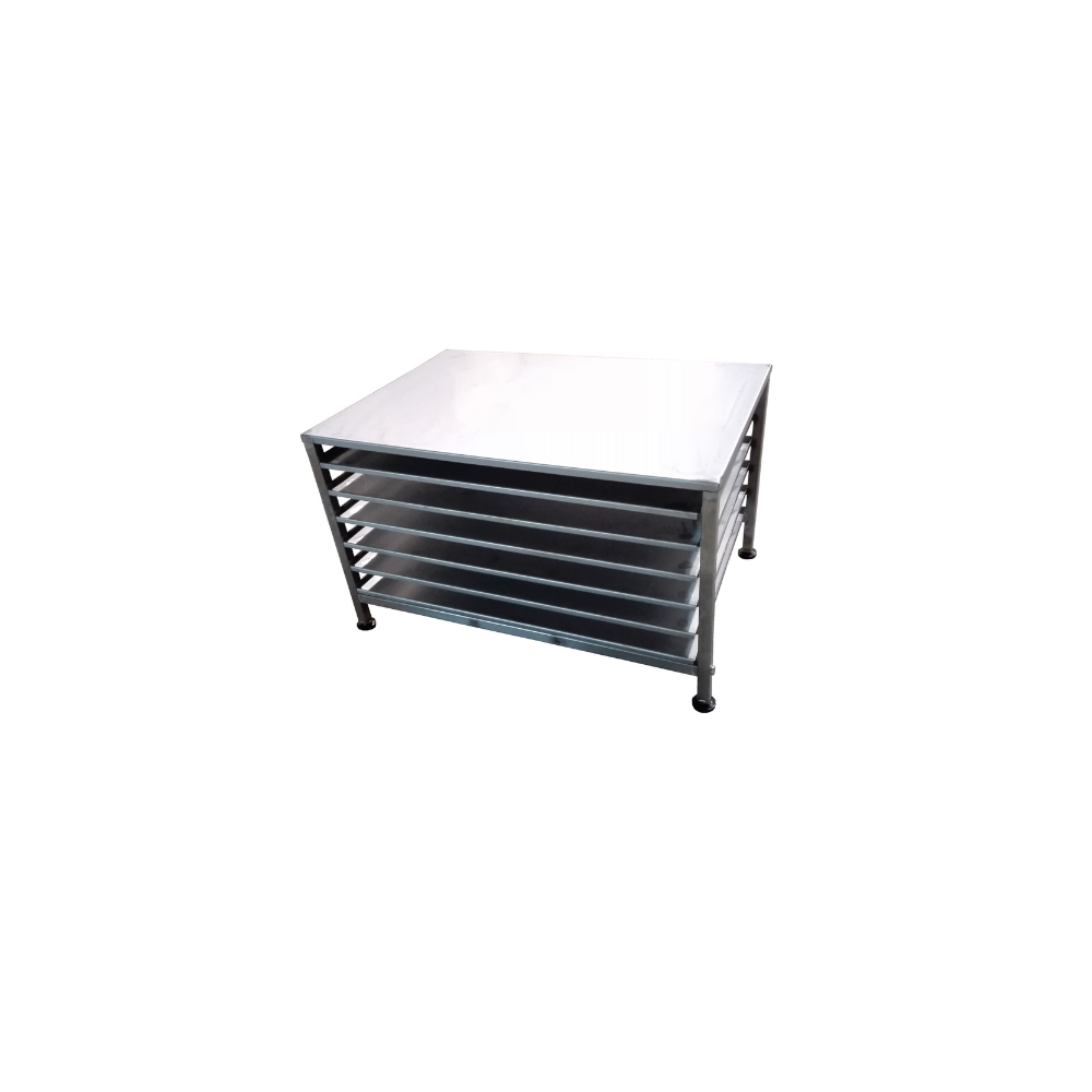 Mesa pastelera con valdas